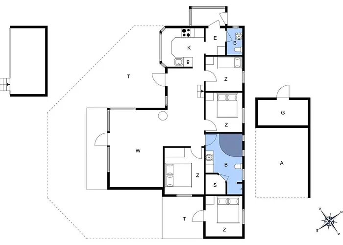 펜션 Fy237-otterup-vestparken-6 *